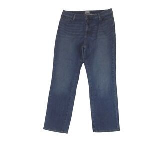 LL‎ Bean Womens Jeans 16 Regular Denim Blue Classic Fit Med Wash